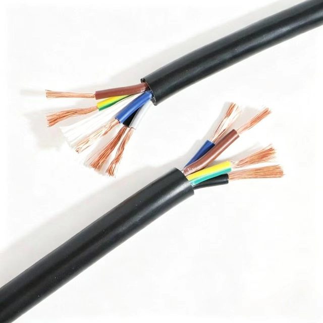 Highly Flexible, Bend-resistant YC/YZ-5*1.0/1.5/2.5mm² Rubber Flexible Cable for Industrial Mobile Electrical Equipment