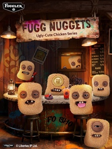 Colgante de Peluche de Poliéster de la Serie Cute Monster Chicken Nugget, Caja Sorpresa de Monstruos Dentados, Oficial y Genuino, Divertido y Moderno para Bebés - Product Image 6