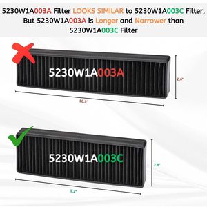Filtre à charbon actif pour four à micro-ondes Xinrui 5230W1A003C compatible avec LMV1650ST LMV2031SB - Product Image 4
