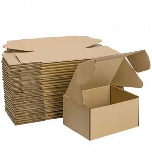 Custom Logo Printed Corrugated Coated Paper Recyclable Rigid <b>Boxes</b> with Matt Lamination for Cosmetic Shipping & <b>Moving</b> - Product Image 5