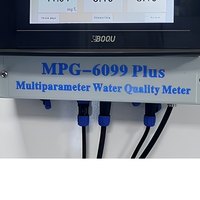 Analyseur de qualité de l'eau multiparamètres en ligne avec écran tactile RS485 pour piscines industrielles et eau potable