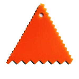 Plastic Triangular Scraper White Food Grade <b>Baking</b> Tool Cake Decorating <b>Accessory</b> - Product Image 3