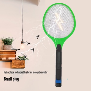 Xách Tay Có Thể Sạc Lại Rắn Nhựa 3-Hai Lớp Thân Thiện Với Môi <span class=keywords><strong>Bug</strong></span> <span class=keywords><strong>Zapper</strong></span> Kẻ Giết Côn Trùng Điện Muỗi Vỉ Đập Vợt - Product Image 5