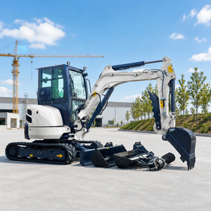 Mini-excavatrice 3,5 tonnes avec moteur Kubota, livraison gratuite, mini-excavatrice sur chenilles pour ferme, excavatrices de 1 tonne, 2 tonnes, petites excavatrices - Product Image 1