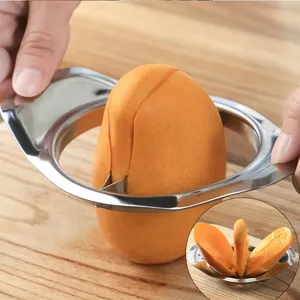 Couteau à mangue écologique en plastique, outil de découpe de fruits, éplucheur, trancheur, évideur pour mangue et autres fruits, pour la cuisine domestique - Product Image 1