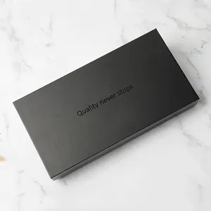Cajas con tapa y base de papel de lujo respetuosas con el medio ambiente caja de cartón para teléfono móvil caja de embalaje