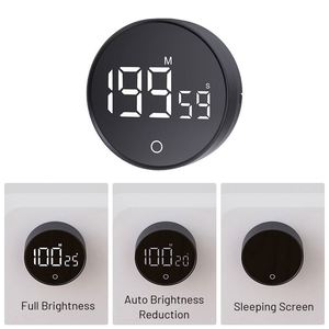 Magnetic Digital LED Display <b>Kitchen</b> Fitness Rotary <b>Timer</b> Touch Control AAA Battery - Product Image 5