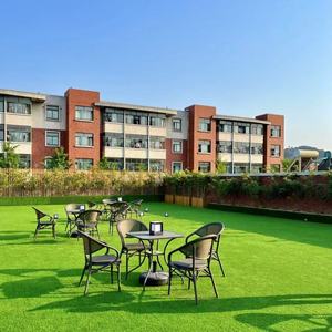 Thân thiện với môi trường chi phí thấp mới loại Thảm cỏ nhân tạo không thấm nước tổng hợp <span class=keywords><strong>Turf</strong></span> sàn thể thao cho sân bóng đá ngoài trời - Product Image 6