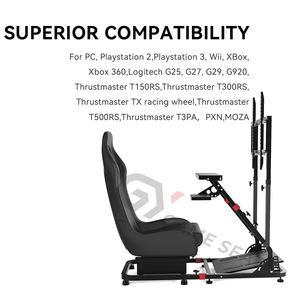 GY085 Siège de jeu <span class=keywords><strong>personnalisable</strong></span> Station de jeu de cockpit avec sièges baquets Sièges de simulateur de course Sim pour divertissement VR de haute technologie - Product Image 6