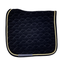 Nouveaux produits pour chevaux Couverture de selle personnalisée Fournisseur équestre Dressage équin Tapis de selle western avec cristal