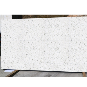 Pha lê trắng lấp lánh Trắng Nhân Tạo thạch anh đá tấm siêu Jumbo Kích thước nhân tạo đá Vanity truy cập 3 bồn rửa - Product Image 6