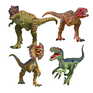 Set di 2 dinosauri giocattolo realistici con luci e suoni, modello <span class=keywords><strong>animale</strong></span> simulato per bambini, gioco interattivo, avventura immaginativa e divertente - Product Image 2