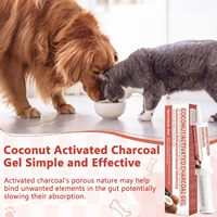 Gel de charbon actif pour chiens sous marque privée contre les empoignées, pâte de charbon actif pour premiers secours canins pour chats et chiens