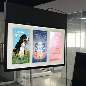 Écran d'affichage publicitaire double face suspendu pour intérieur 43 pouces, écran LCD de fenêtre/plafond, affiche numérique, kiosque RCL-430 - Product Image 6