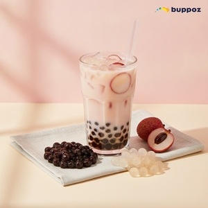 มันสำปะหลังและระเบิดลิ้นจี่ Boba Popping Boba - Product Image 6