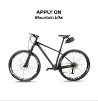 TAKEZERO A9 Sacs et boîtes de selle de vélo étanches à coque rigide, petite pochette de rangement sous le siège pour accessoires de vélo électrique et VTT