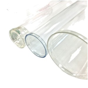 Transparent Pc <b>Packaging</b> Round Tubes With Caps Screen <b>Printing</b> Customizable Capacity Plastic Tubes For Storage And Transport - Product Image 3