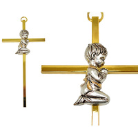 Marque privée Acier professionnel en alliage de zinc multi usage Métal Artisanat Bronze antique Cuivre Prière fournitures Crucifix Croix