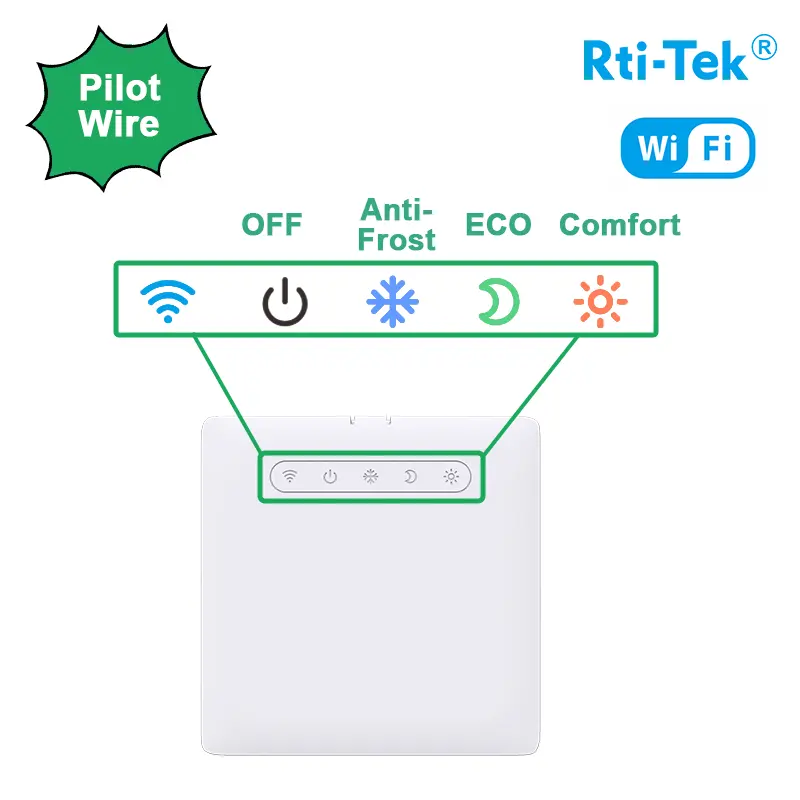 หม้อน้ําไฟฟ้า Wifi เทอร์โมคอนโทรลเลอร์ความร้อนสายนําร่อง