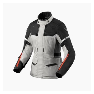 Chaqueta Rev'it Outback 4 H2O para Mujer, Plateada, Negra y Roja, Talla 40, Ropa de Motociclismo Touring - Product Image 1