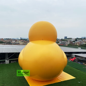 Pato Inflable Personalizado para Publicidad <span class=keywords><strong>en</strong></span> Exteriores, Pato de Goma Amarillo de Dibujos Animados, Juguete Acuático Fijo de PVC Impermeable - Product Image 6