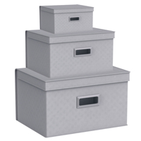 Boîte de rangement en tissu avec couvercle, bac pliable pour dortoir, appartement, placard, chambre, chambre d'enfant, étagère à jouets, organisation de la maison