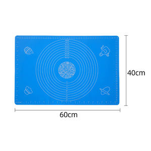 Tapis de pâtisserie en silicone antidérapant réutilisable 60*40 CM, gadgets de cuisine en silicone, tapis de cuisson en silicone - Product Image 4