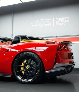 Haute qualité livraison rapide prix de vente entier fibre de carbone sèche N Style garde d'angle arrière diffuseur arrière Kits de carrosserie pour Ferrari <span class=keywords><strong>812</strong></span> - Product Image 5