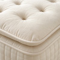 Matelas de luxe contemporain en laine tuftée à la main avec cheveux de cheval, surmatelas double couche, ressorts ensachés sans colle, pour la maison et appartement, ultra confortable