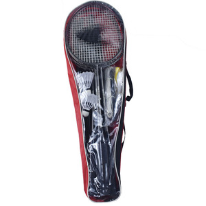 Ensemble de raquettes de <span class=keywords><strong>badminton</strong></span> pour 4 joueurs, système de filet portable, poteaux, volants, équipement sportif pour jardin, plage, famille, jeux en plein air - Product Image 2