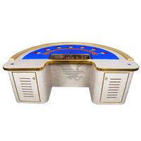 YH Table de blackjack en bois personnalisée Casino Black Jack Table de poker professionnelle Jeux de table de casino de luxe