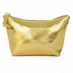 Fashion Leather Cosmetic Bag Water-proof Portable PU Makeup Bag Packaging <b>Scrub</b> Zipper for Washing - Product Image 3