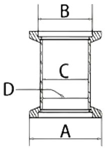 Nouveau 2024 personnalisé en gros KF connexion rapide directe en <span class=keywords><strong>acier</strong></span> inoxydable KF40 <span class=keywords><strong>tube</strong></span> à bride ronde sans soudure sous vide - Product Image 6