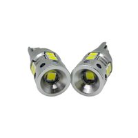 Ampoule LED T10 12V pour intérieur de voiture, plafonnier, éclairage de lecture, plaque d'immatriculation, feux de position latéraux, lampe de coffre