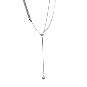 Collier ras du cou en argent sterling 925 Yinruitai pour femme, design multi-couches en forme de goutte d'eau, cadeau - Product Image 5