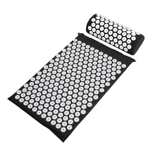 Akupressur matı ve yastık takımı ile çanta doğal gevşeme stres giderici masaj matı için boyun ve sırt ağrısı rahatlama - Product Image 3