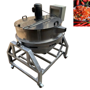 Marmite de cuisson commerciale pour confiseries, équipée d'un mélangeur et d'un enveloppe chauffante pour une cuisson efficace - Product Image 1