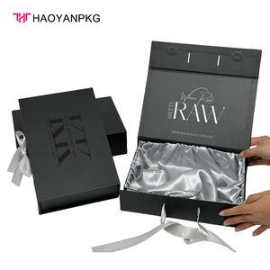 Cajas de Regalo Cuadradas Magnéticas de Lujo Personalizadas, Ecológicas, con Cinta, Cartón Rígido, Impresión UV, Portátiles, para Pelucas y Cabello - Product Image 4