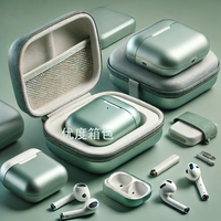 Étui de voyage portable en EVA rigide personnalisé par Youdu Factory, étanche, antichoc, anti-poussière, boîte à outils pour écouteurs Airpods