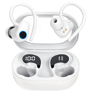 Đen Tai nghe không dây Bluetooth 5.3 Tai nghe ip7 không thấm nước Bluetooth tai nghe thể thao với LED hiển thị Earbuds - Product Image 5