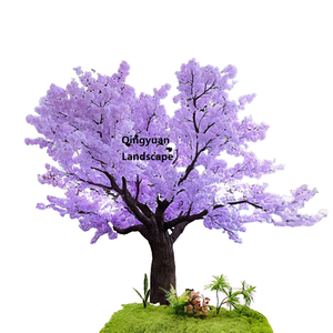 Venta al por mayor de árboles de <span class=keywords><strong>Jacaranda</strong></span> morados artificiales, tamaños personalizados disponibles para centros Turísticos/parques temáticos/proyectos de Embellecimiento de ciudades - Product Image 4