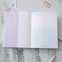 Logo personnalisé imprimé couverture souple papier écologique A5 A6 mignon Journal cahier pour écrire guérison âme Moment