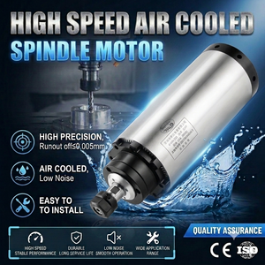 Hot Selling Manufacturer Price 3KW ER20 100mm Air Cooled CNC Spindle Motor Bulk Buy Spindle for <b>Mini</b> CNC <b>Router</b> Milling Metal - Product Image 1