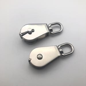 <span class=keywords><strong>Hardware</strong></span> de aparejo 304/316 bloque de polea única giratoria de acero inoxidable M32 Polea De Cable - Product Image 4