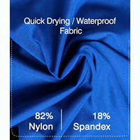 Maillot de bain menstruel une pièce OEM personnalisé, coupe haute, 4 couches, anti-fuite, séchage rapide, pour femme