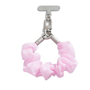 Scrunchie Phone Case Chain Multicolor <b>Polyester</b> Metal Buckle Phone <b>Lanyard</b> For Women - Product Image 5