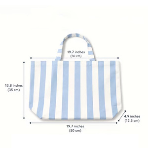 Bolsa <span class=keywords><strong>de</strong></span> <span class=keywords><strong>Playa</strong></span> para Viajes <span class=keywords><strong>de</strong></span> Verano, Bolsa <span class=keywords><strong>de</strong></span> Hombro para Regalo <span class=keywords><strong>de</strong></span> Damas <span class=keywords><strong>de</strong></span> Honor, Bolsa <span class=keywords><strong>de</strong></span> Lona a Rayas Bordada - Product Image 5