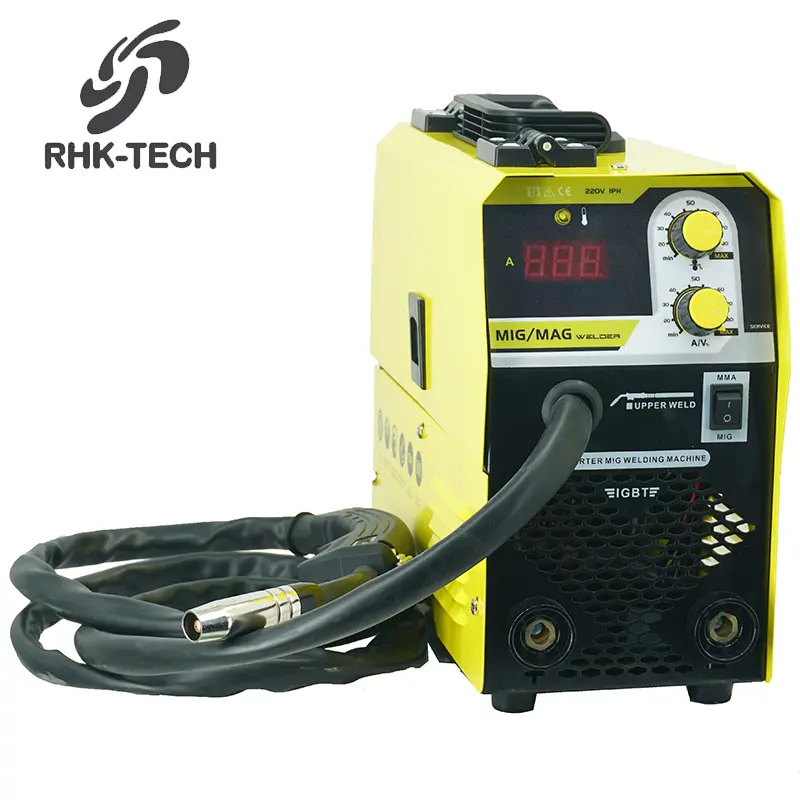 RHK endüstriyel çift kullanımı CE MIG-230C AC230V dijital ekran IGBT MIG MAG KAYNAK MAKINESİ MIG kaynakçı