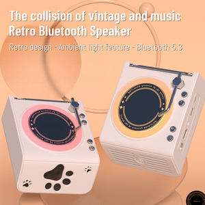 Maravilloso Regalo de Cumpleaños elegante retro mini altavoz Bluetooth y reproductor de CD radio - Product Image 5