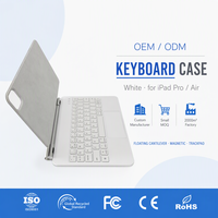 Clavier magique sans fil avec rétroéclairage RVB, interface USB-C, 7 touches, support trackpad, compatible avec iPad Pro 11/Air 4/5, magnétique, nouveauté 2022
